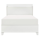 Homelegance Kerren Queen Platform Bed in White 1678W-1*