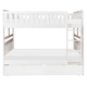 Homelegance Galen Full/Full Bunk Bed w/ Storage Boxes in White B2053FFW-1*T