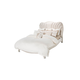 AICO London Place Queen Upholstered Panel Bed in Creamy Pearl N9004000QN3-112 PROMO