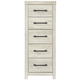 Cambeck Narrow Chest in Whitewash B192-11
