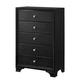 Crown Mark Micah Chest in Black B4350-4
