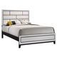 Crown Mark Akerson King Panel Bed in Chalk B4610-K