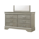 Crown Mark Amalia Dresser in Silver B6910-1