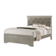 Crown Mark Amalia King Panel Bed in Silver B6910-K