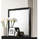 Crown Mark Amalia Mirror in Black B6918-11 Crown Mark Amalia Mirror in Black B6918-11