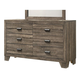 Crown Mark Millie Dresser in Grey B9200-1