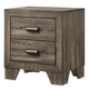 Crown Mark Millie Nightstand in Grey B9200-2