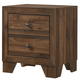 Crown Mark Millie Nightstand in Brown Cherry B9250-2