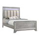 Crown Mark Vail Queen Panel Bed in Grey B7200-Q