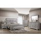 Crown Mark Vail 2-Piece Panel Bedroom Set in Grey Crown Mark Vail 2-Piece Panel Bedroom Set in Grey