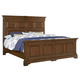 Vaughan-Bassett Heritage California King Mansion Bed in Amish Cherry