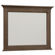 Vaughan-Bassett Heritage Landscape Mirror in Cobblestone Oak 112-446