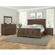 Vaughan-Bassett Heritage 2pc Mansion with Decorative Rails Bedroom Set in Cobblestone Oak Vaughan-Bassett Heritage 2pc Mansion with Decorative Rails Bedroom Set in Cobblestone Oak