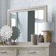 Liberty Furniture Belmar Mirror in Washed Taupe and Silver Champagne 902-BR52 EST SHIP TIME APPX 4 WEEKS Liberty Furniture Belmar Mirror in Washed Taupe and Silver Champagne 902-BR52 EST SHIP TIME APPX 4 WEEKS