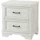 Westwood Design Foundry 2 Drawer Nightstand in White Dove FN-NS-27072D-WDV