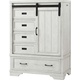 Westwood Design Foundry Chifferobe in White Dove FN-CF-2725SD-WDV