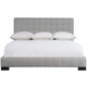 Bernhardt Loft Logan Square LaSalle King Upholstered Platform Bed in Cinder Bernhardt Loft Logan Square LaSalle King Upholstered Platform Bed in Cinder