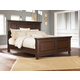 Porter Cal King Panel Bed in Rustic Brown