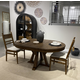 Riverside Furniture Calhoun 5-Piece Round Dining Table Set in Whiskey Oak