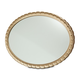 AICO Malibu Crest Oval Wall Mirror in Burnished Gold 9007260-824 PROMO