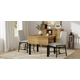 Intercon Furniture Newport 4pc Drop Leaf Dining Room Set in Rustic Wheat/Raven