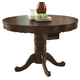 Coaster Turk 3-in-1 Round Pedestal Game Table in Brown Cherry 100871 Coaster Turk 3-in-1 Round Pedestal Game Table in Brown Cherry 100871