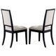 Coaster Louise Side Chair in Black (Set of 2) 101562 Coaster Louise Side Chair in Black (Set of 2) 101562