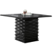 Coaster Stanton Counter Height Table in Black 102068 Coaster Stanton Counter Height Table in Black 102068