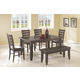 Coaster Dalila 5pc Dining Set in Cappuccino 102721S