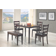 Coaster 5pc Dining Set in Cappuccino 150232 Coaster 5pc Dining Set in Cappuccino 150232