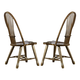 Liberty Furniture Treasures Sheaf Back Side Chair in Rustic Oak Finish 17-C1032 (Set of 2) EST SHIP TIME APPX 4 WEEKS