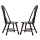 Liberty Furniture Treasures Sheaf Back Side Chair in Black 17-C4032 (Set of 2)