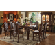 Acme Vendome 9PC Square Counter Height Dining Room Set in Cherry EST SHIP TIME APPX 4 WEEKS Acme Vendome 9PC Square Counter Height Dining Room Set in Cherry EST SHIP TIME APPX 4 WEEKS