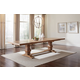 Coaster Furniture Florence Double Pedestal Dining Table in Rustic Honey 180201