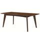 Coaster Malone Mid-century Dining Table in Dark Walnut 105351 Coaster Malone Mid-century Dining Table in Dark Walnut 105351