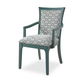 Somerton Open Seating Karolina Arm Chair in Teal (Set of 2) 802C46