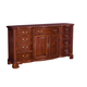 American Drew Cherry Grove Door Triple Dresser in Cherry 791-160