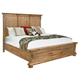 Hekman Wellington Hall King Panel Bed in Burnished Brown 2-3366