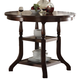 New Classic Bixby Counter Dining Table in Espresso D2541-12 New Classic Bixby Counter Dining Table in Espresso D2541-12