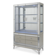 AICO Hollywood Swank Curio w/ Drawer Base in Pearl Caviar NT03515-11 PROMO AICO Hollywood Swank Curio w/ Drawer Base in Pearl Caviar NT03515-11 PROMO