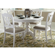 Liberty Furniture Summer House 5pc Round Pedestal Dining Set in Oyster White