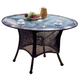 South Sea Outdoor Key West Round Dining Table in Chocolate 75417-CHO CODE:UNIV10 for 10% Off