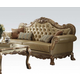 Acme Dresden Sofa w/ 4 Pillows in Gold Patina 53160 EST SHIP TIME APPX 4 WEEKS