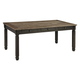 Tyler Creek Rectangular Dining Table in Black/Gray D736-25