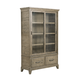 Kincaid Plank Road Darby Display Cabinet in Stone 706-830SP Kincaid Plank Road Darby Display Cabinet in Stone 706-830SP