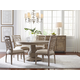 American Drew Vista 5pc Largo Round Dining Set in White Oak American Drew Vista 5pc Largo Round Dining Set in White Oak