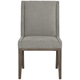 Bernhardt Linea Upholstered Side Chair in Cerused Charcoal (Set of 2) PROMO