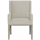 Bernhardt Linea Upholstered Arm Chair in Cerused Greige (Set of 2)
