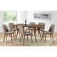 Baxton Studio Lavin 7pc Dining Room Set in 