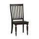 Liberty Furniture Harvest Home Slat Back Side Chair (RTA) in Chalkboard 879-C1500S (Set of 2)